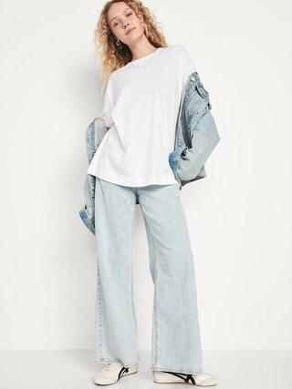 Oversized EveryWear Tunic T-Shirt | Old Navy (US)