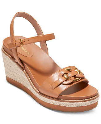 Cole Haan Women's Cloudfeel Espadrille Link Wedge Sandals - Macy's | Macy's