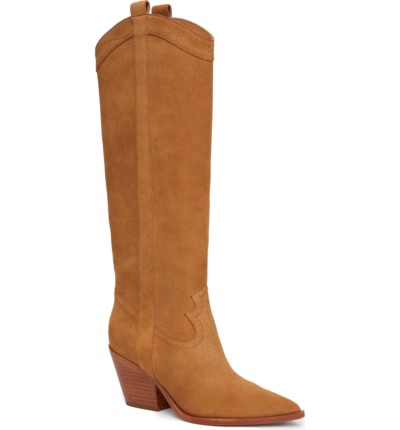 PAIGE Luca Pointed Toe Western Boot (Women) | Nordstrom | Nordstrom