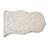 Gouchee Home Edinburgh Premium White Plush Faux Fur Shag, Fluffy Area Rug, 2' x 3' 5" Carpet Accent  | Amazon (US)