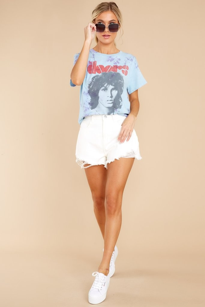 The Doors Strange Days Tour Purple Tie Dye Tee | Red Dress 