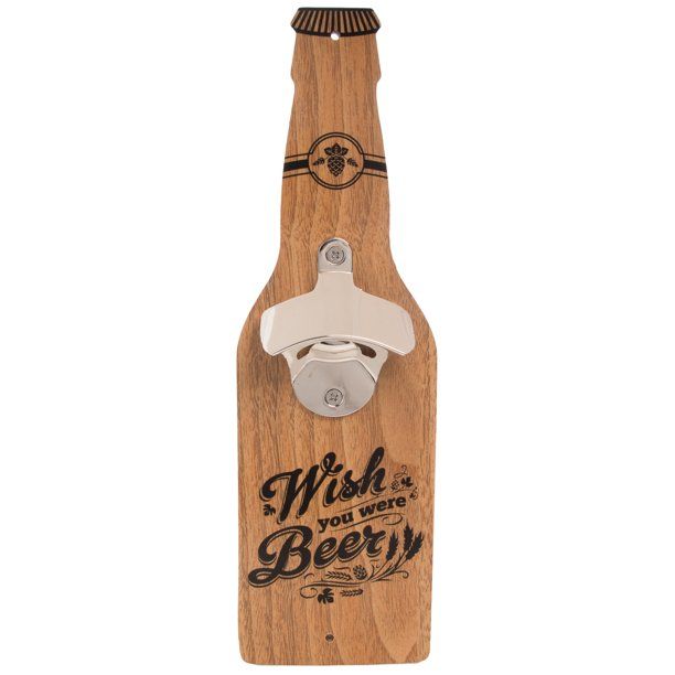Wild Eye Designs "Wish You Were Beer" Magnetic Wall Mounted Bottle Opener Rustic Farmhouse Novelt... | Walmart (US)
