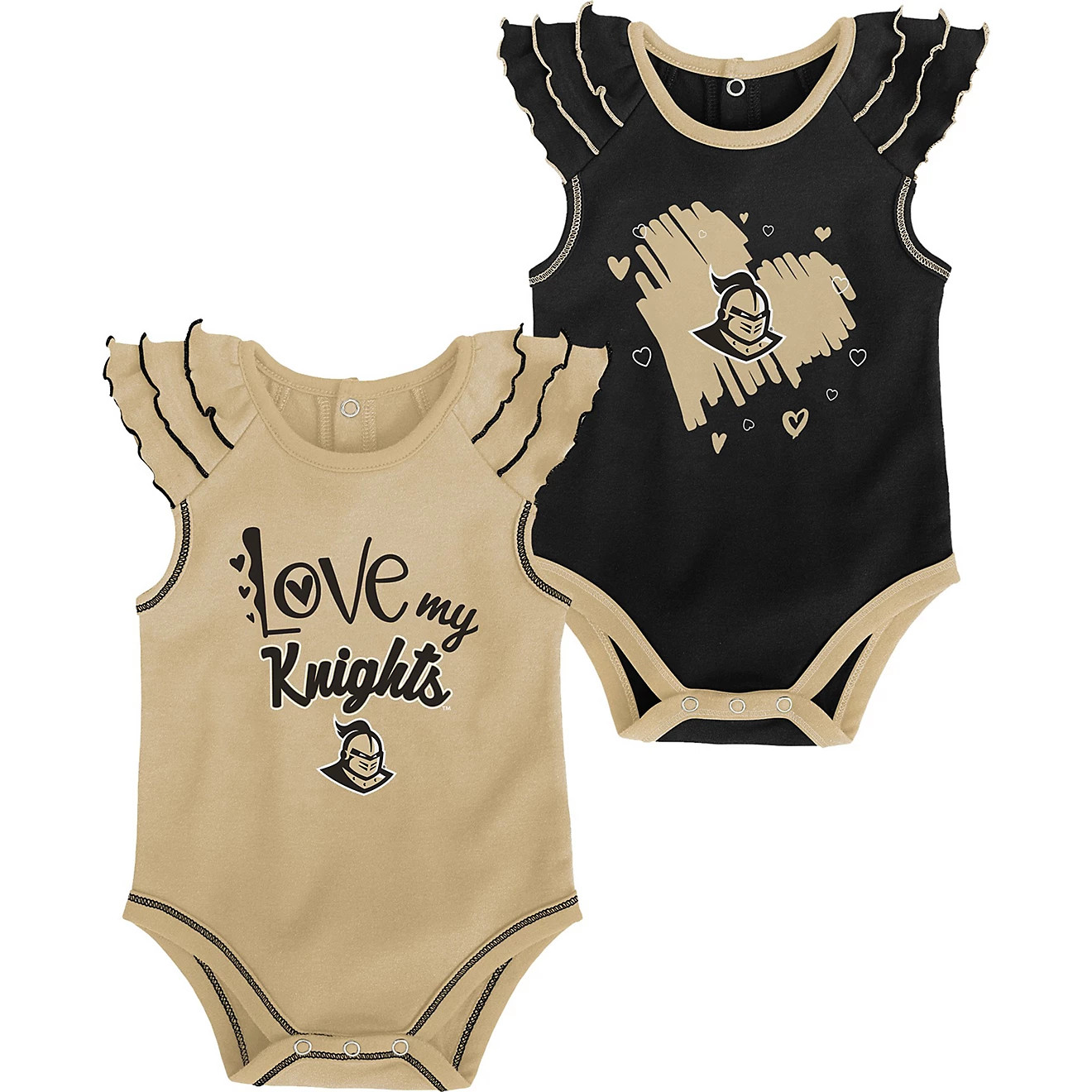 Gen2 Infants' University of Central Florida Touchdown Creepers 2-Pack | Academy | Academy Sports + Outdoors