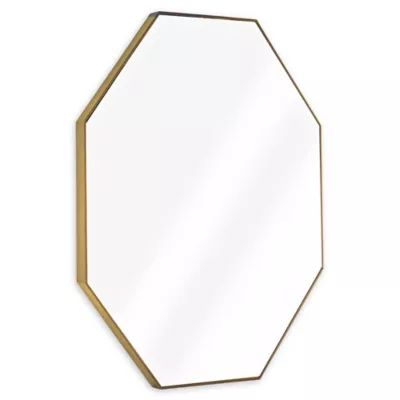 Infinity 31.75-Inch x 24-Inch Octagon Mirror in Gold | Bed Bath & Beyond