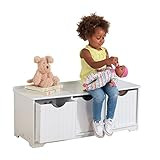KidKraft Nantucket Storage Bench - White | Amazon (US)