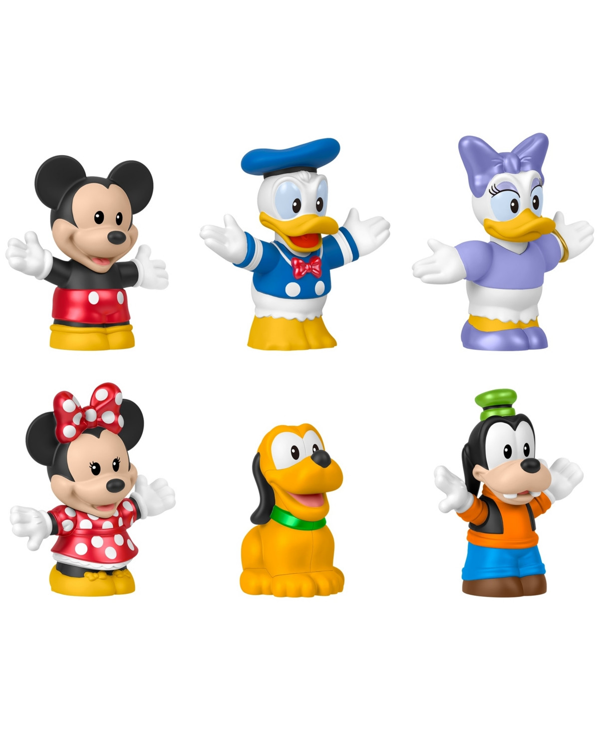 Fisher Price Little People Disney Mickey and Friends 6-Piece Figure Set | Macy's