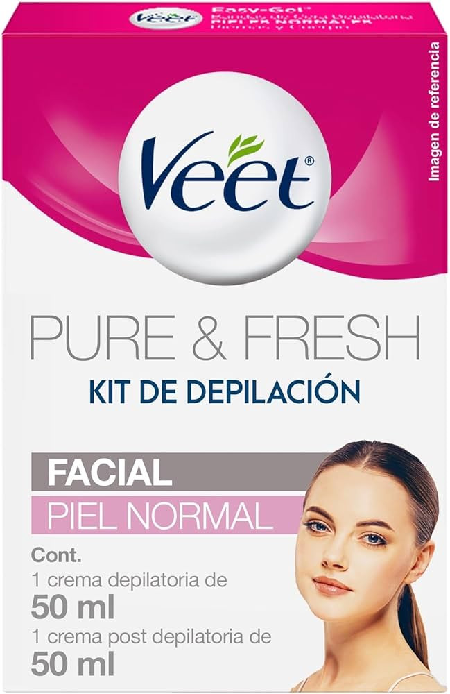 Creme Depilatório Veet Kit Depilação Facial - 2x 50ml | Amazon (BR)