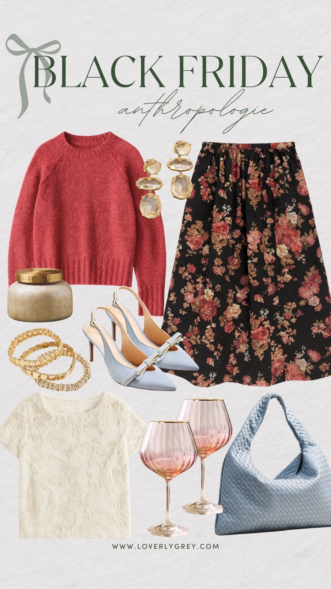 This floral skirt is so pretty! Love all the colors in it! Everything is currently 30% off at Anthropologie for Black Friday! 

Loverly Grey, Anthropologie, Black Friday sale, floral skirt, sweater, home decor, jewelry, purse, sale 

#LTKCyberWeek #LTKSaleAlert