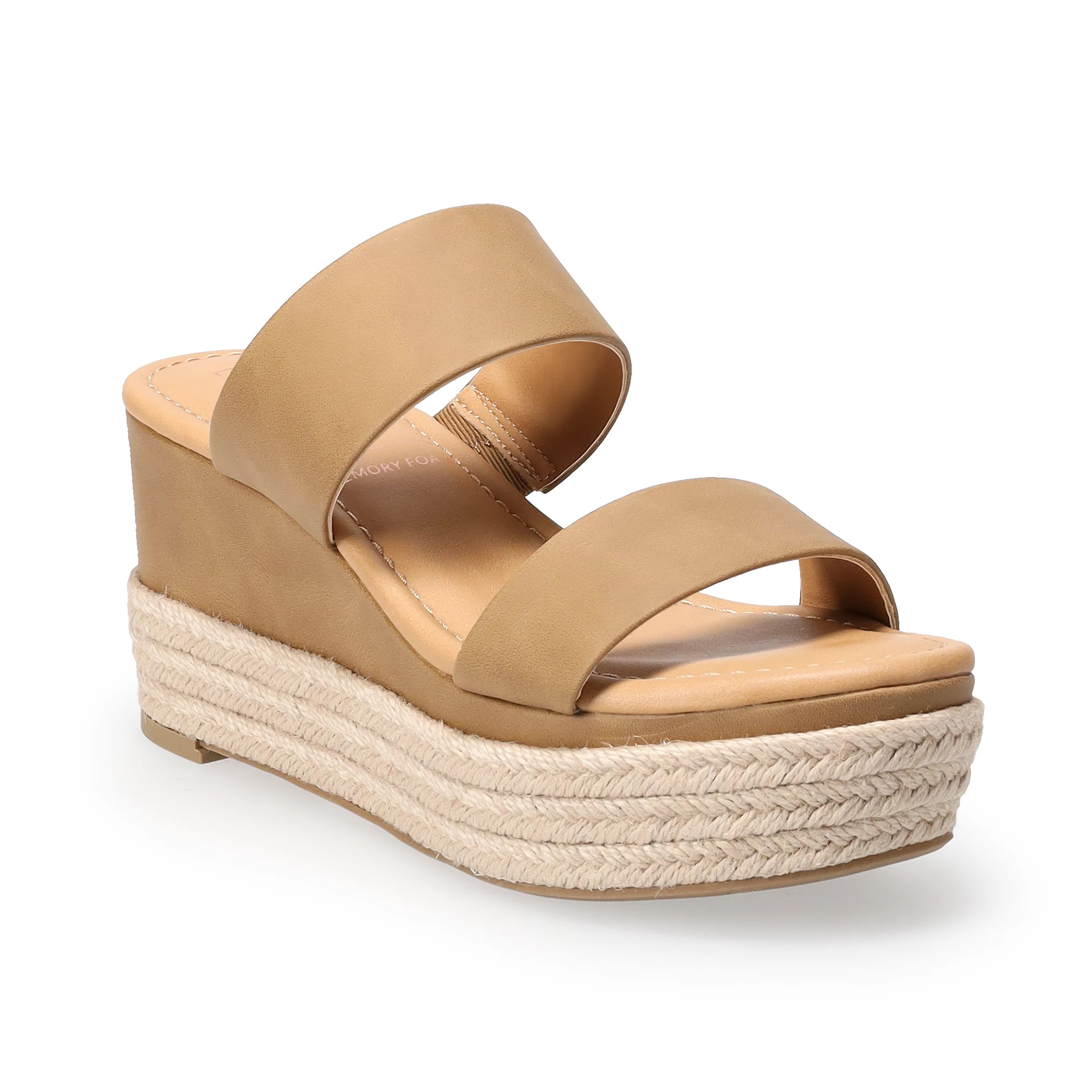 LC Lauren Conrad Mimosa 02 Women's Wedge Sandals | Kohl's