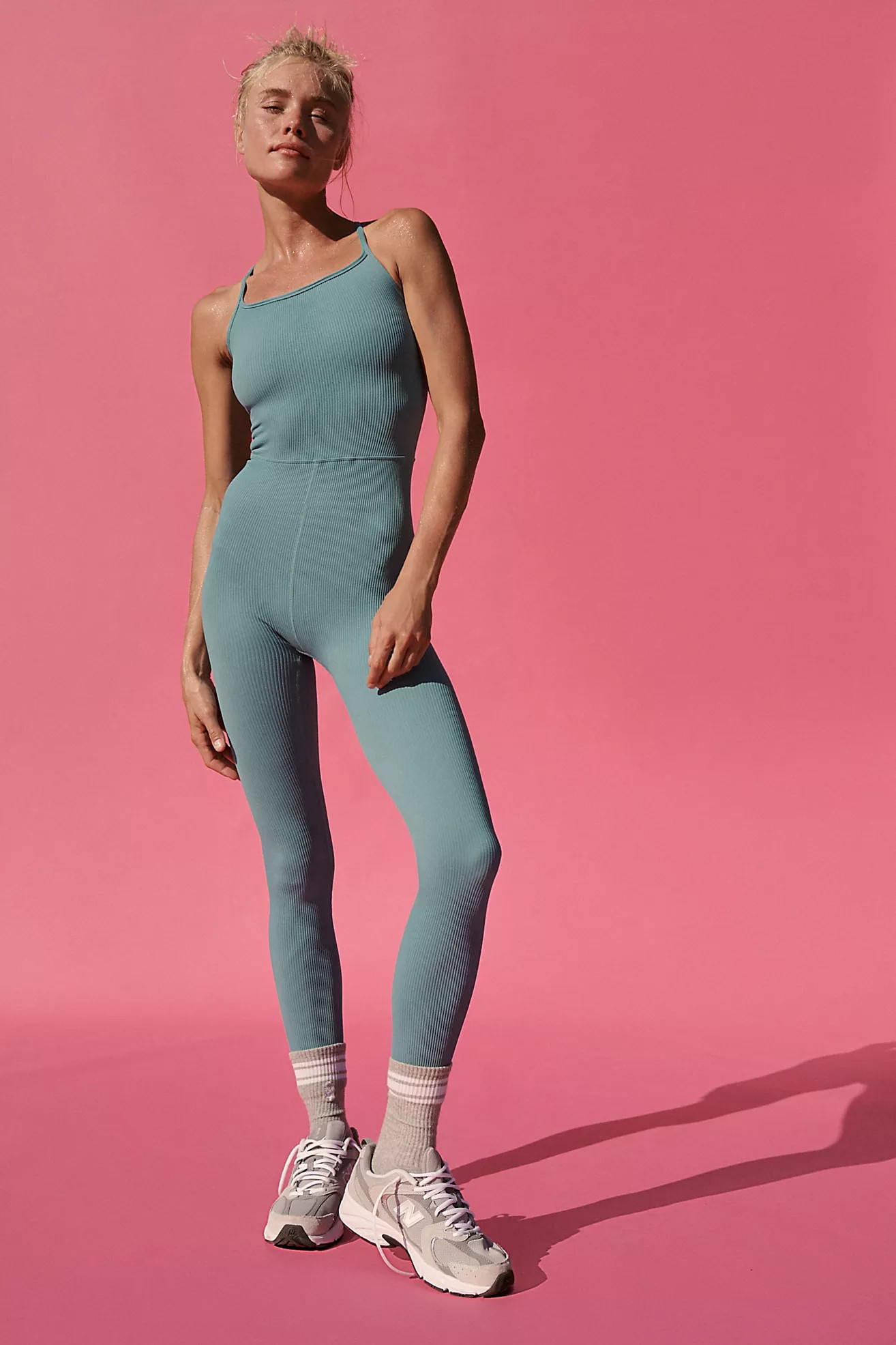 Happiness Runs Square Neck Onesie | Free People (Global - UK&FR Excluded)