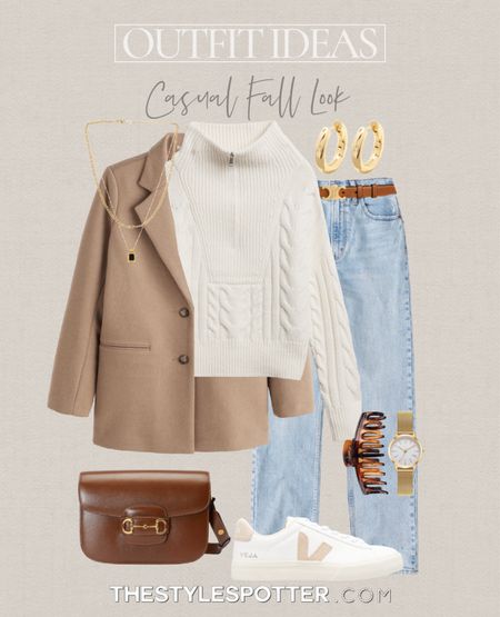 Fall Outfit Ideas 🍁 Casual Fall Look
A fall outfit isn’t complete without a cozy jacket and neutral hues. These casual looks are both stylish and practical for an easy and casual fall outfit. The look is built of closet essentials that will be useful and versatile in your capsule wardrobe. 
Shop this look 👇🏼 🍁 
P.S. The jacket and jeans from Abercrombie & Fitch are 15% off right now. 🏃🏼‍♀️ 

#LTKSeasonal #LTKsalealert #LTKHalloween