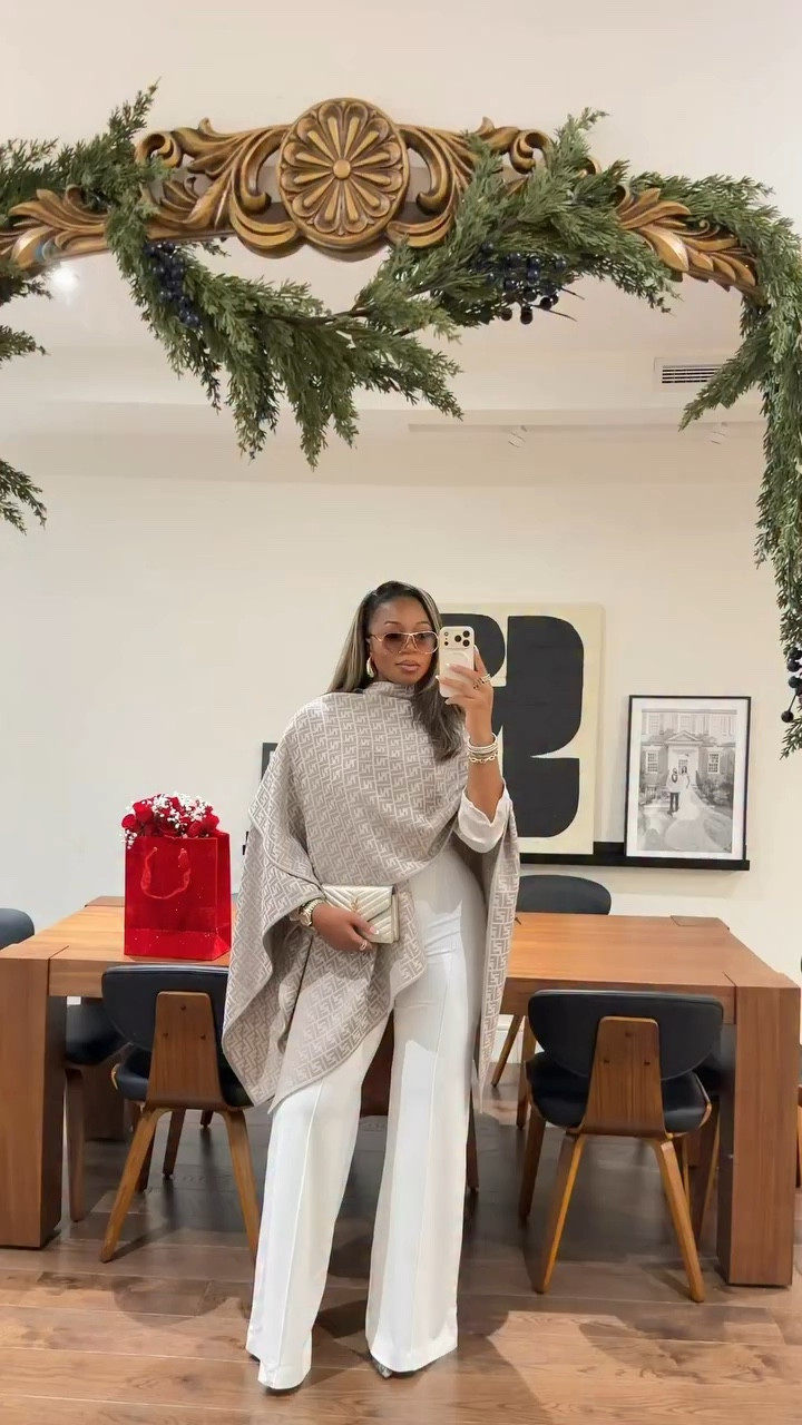 loved this clean  white look 😍 I am 5’9 200 lbs wearing a size 4L in the pants. I layered them with some stockings underneath.

#LTKgrwm #LTKTall #LTKootd