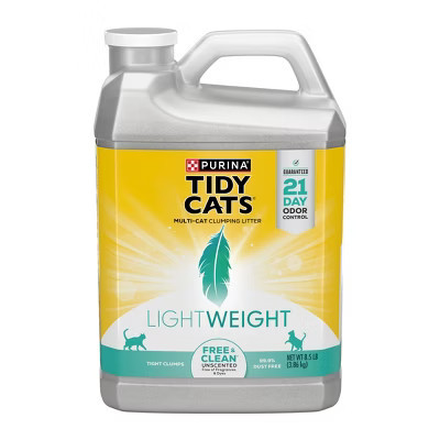 Purina Tidy Cats Free & Clean Unscented Clumping Scoop Cat & Kitty Litter for Multiple Cats - 8.5lbs | Target