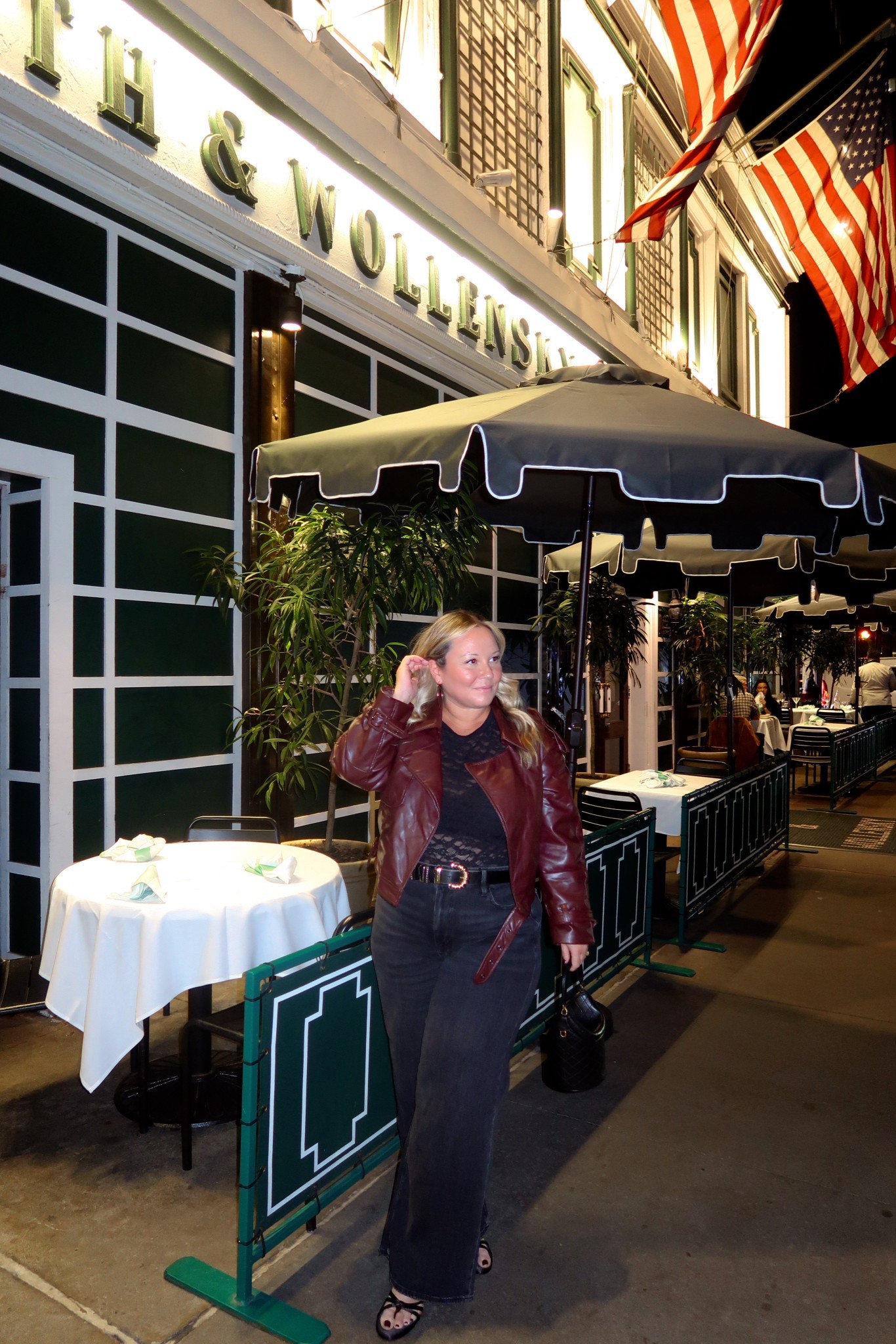 Midsize fall outfit
Easy comfortable dinner outfit in NYC!
Lace top size LARGE
Jeans size 14 SHORT
Jacket size MEDIUM

Fall style, fall outfit, dinner outfit, date night outfit, NYFW, fall trends, fall jacket, American Eagle, Amazon fashion, Amazon finds, midsize style, street style, jeans, denim, faux leather jacket

#LTKOver40 #LTKMidsize #LTKNYFW