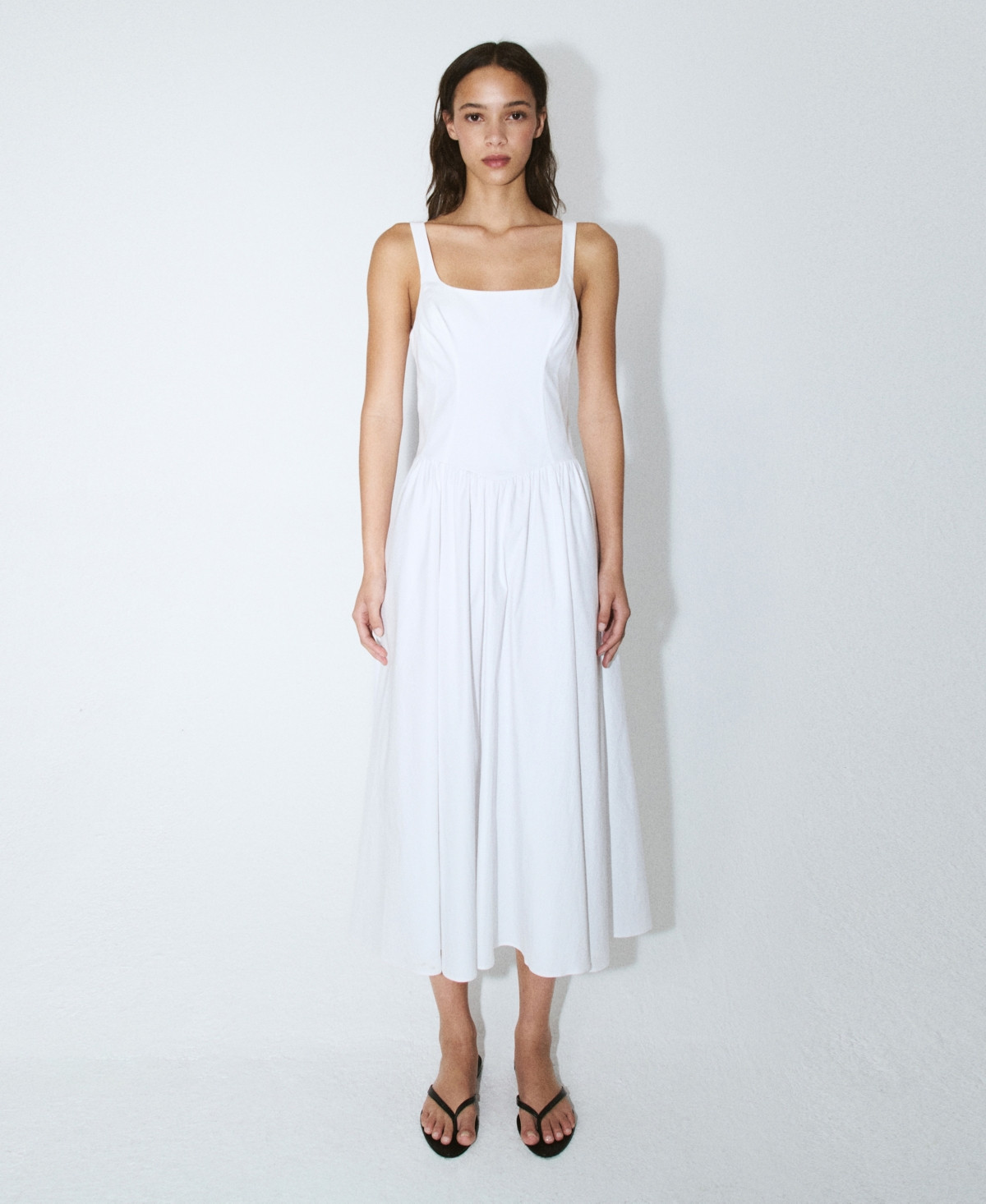 Mango Women's Open-Back Corset Dress - White | Macy's