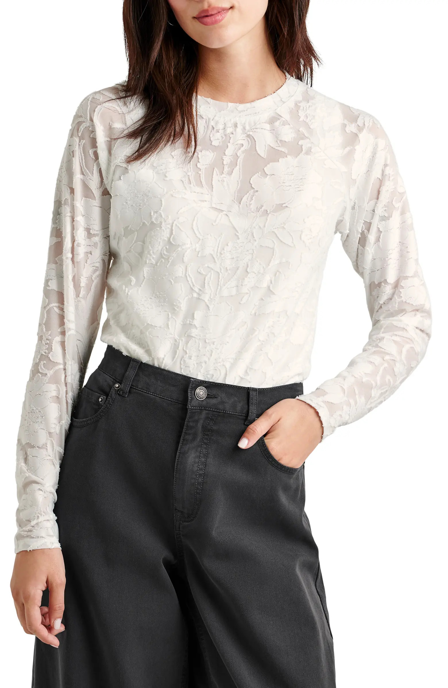Cecelia Floral Long Sleeve Top | Nordstrom