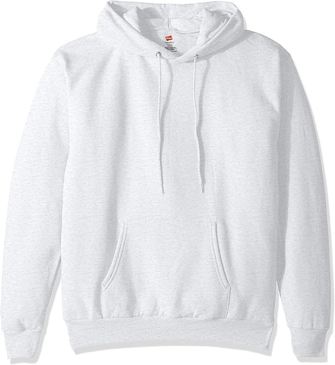 Hanes Mens Pullover Ecosmart Fleece Hooded Sweatshirt | Amazon (US)