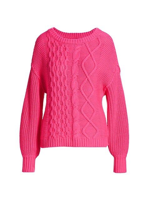 Dream Mixed-Knit Sweater | Saks Fifth Avenue