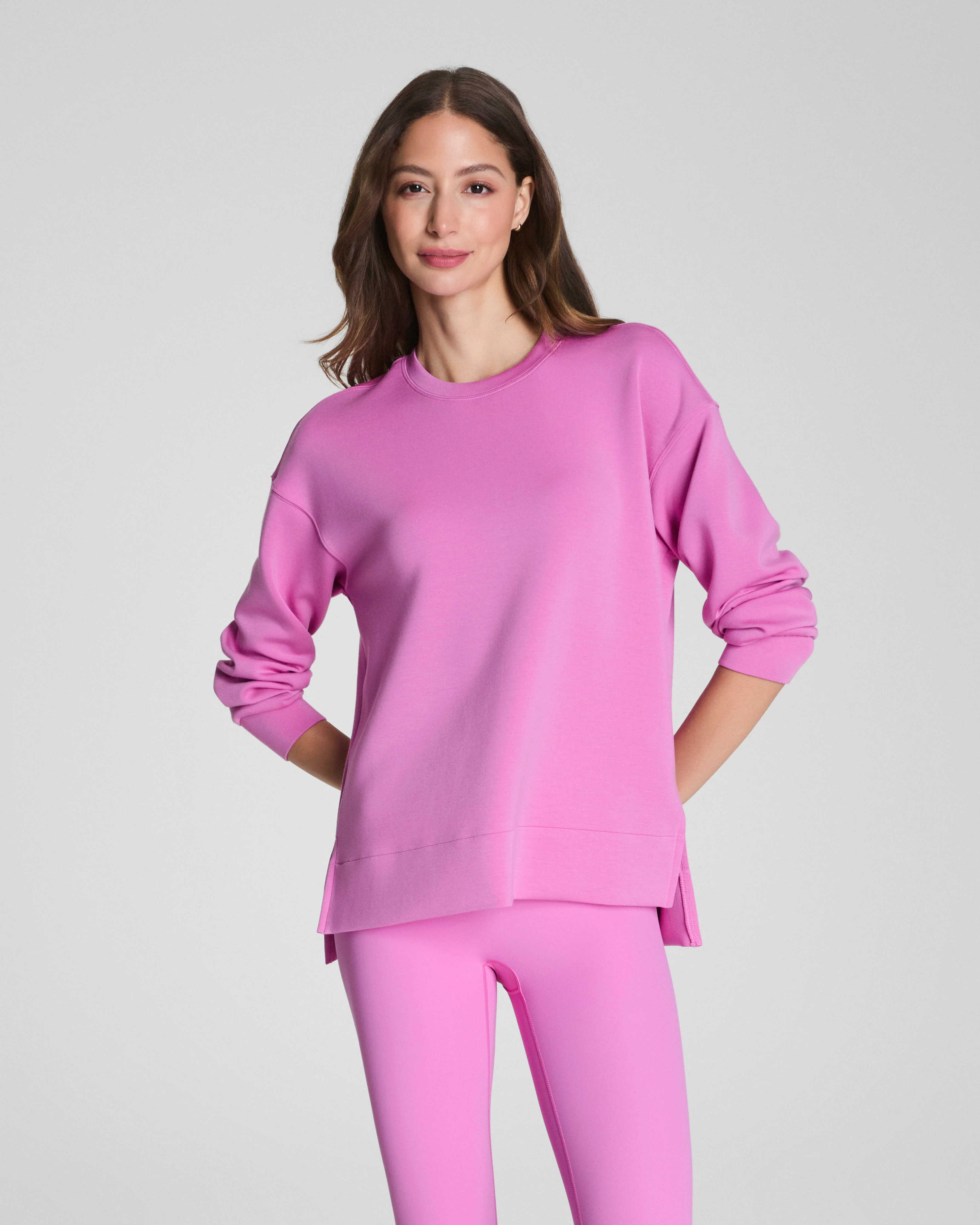 AirEssentials Crewneck Tunic with Booty Coverage | SPANX | Spanx