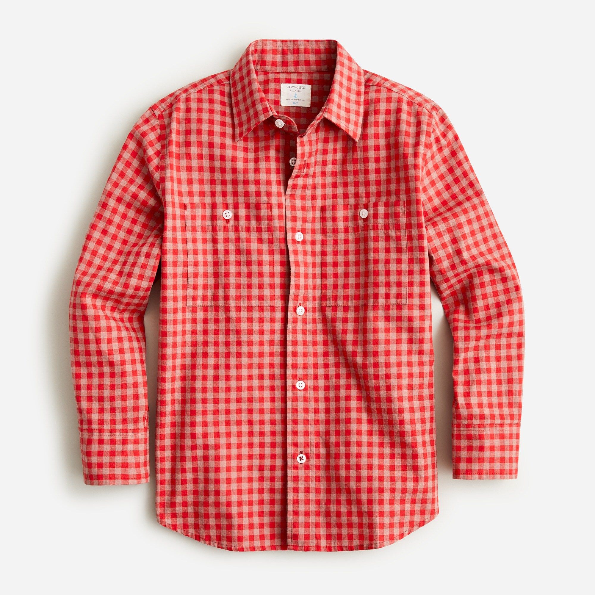 Kids' relaxed-fit shirt in lightweight flannel | J.Crew US