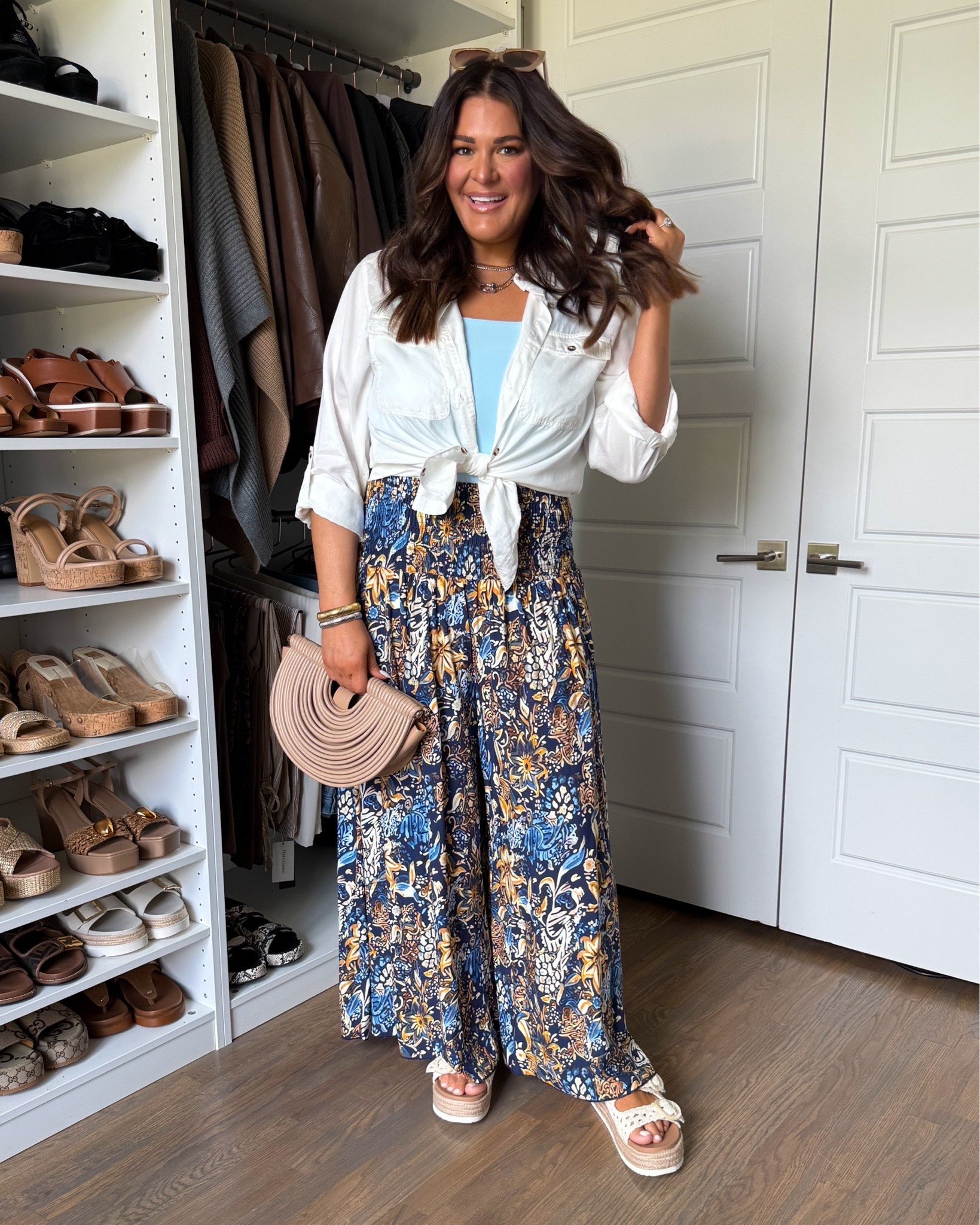 Found the perfect pair of flowy summer pants and now I want them in every color 😍

Pants & Tank: Large
Shirt: XXL

These lightweight wide-leg pants are comfortable, flattering, and give that effortless elevated look while still feeling like you’re wearing pajamas. Perfect for, Vacation outfits, Resort wear, Brunch looks, Summer date nights, Everyday elevated style and more! 

#SummerStyle #midsizefashion #WideLegPants #VacationOutfits #AmazonFashionFinds

#LTKootd #LTKgrwm #LTKMidsize