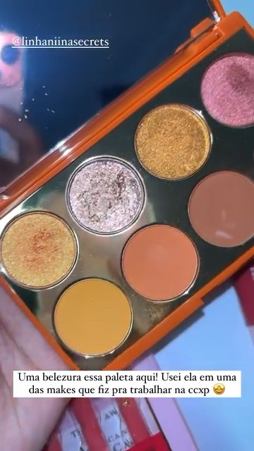 Paleta Orange da Niina Secrets, sério gente, a coisa mais linda! As cores cintilantes brilham muito e as mattes são super pigmentadas 🧡 

#LTKbrasil #LTKbeauty