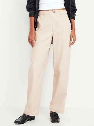 Mid-Rise OGC Barrel Chino Pants | Old Navy (US)