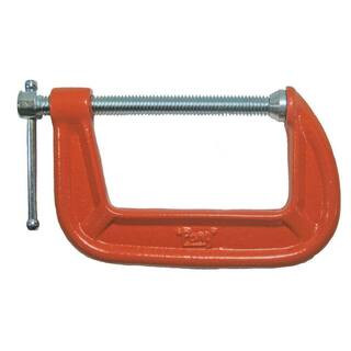 1 in. Opening 1 in. Deep Frame Light-duty C-clamp | The Home Depot