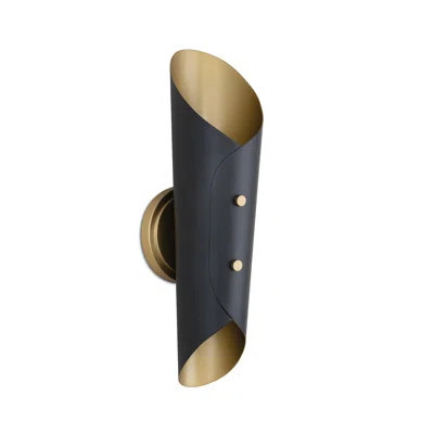 Vest Sconce (White and Natural Brass) | Wayfair North America