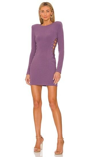 Rory Mini Dress in Lavender | Revolve Clothing (Global)