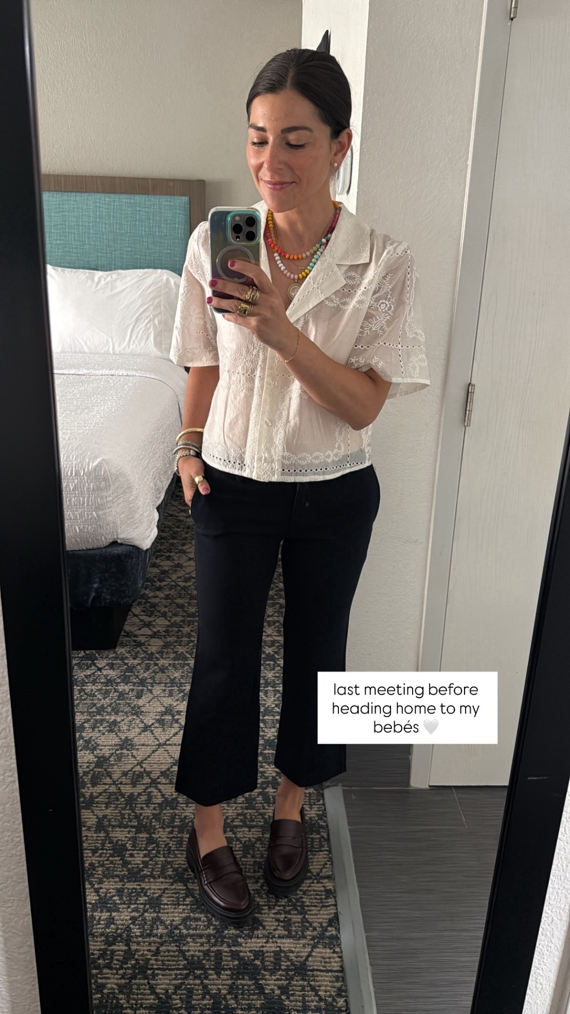 last meeting look before heading home to my bebés 🤍🤍

#LTKStyleTip #LTKWorkwear #LTKTravel