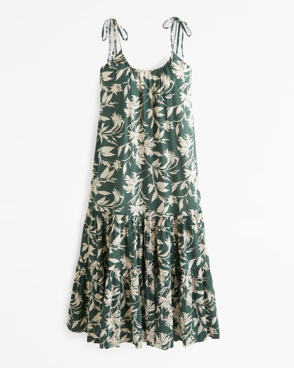 Women's Trapeze Maxi Dress | Women's Clearance | Abercrombie.com | Abercrombie & Fitch (US)