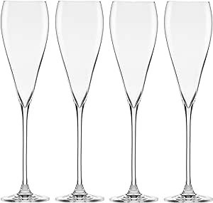 Lenox Tuscany Classics 4-Piece Sparkling Wine Set, 3.10 LB, Clear | Amazon (US)
