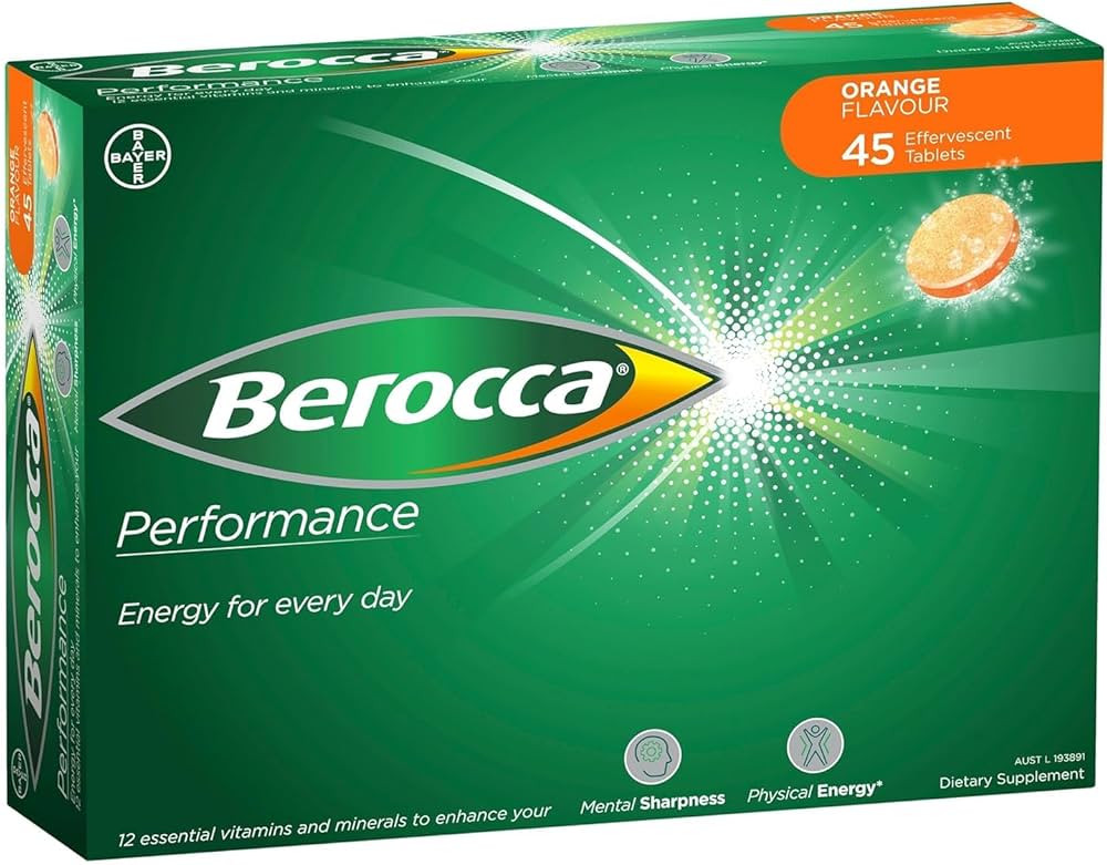 Berocca Orange Effervescent Tablets 45-Count | Amazon (US)
