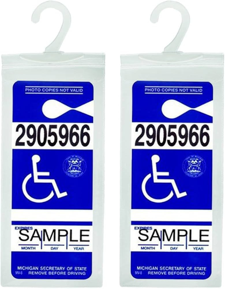 Handicap Placard Holder - Ultra Transparent Disabled Parking Permit Placard Protective Holder Cov... | Amazon (US)