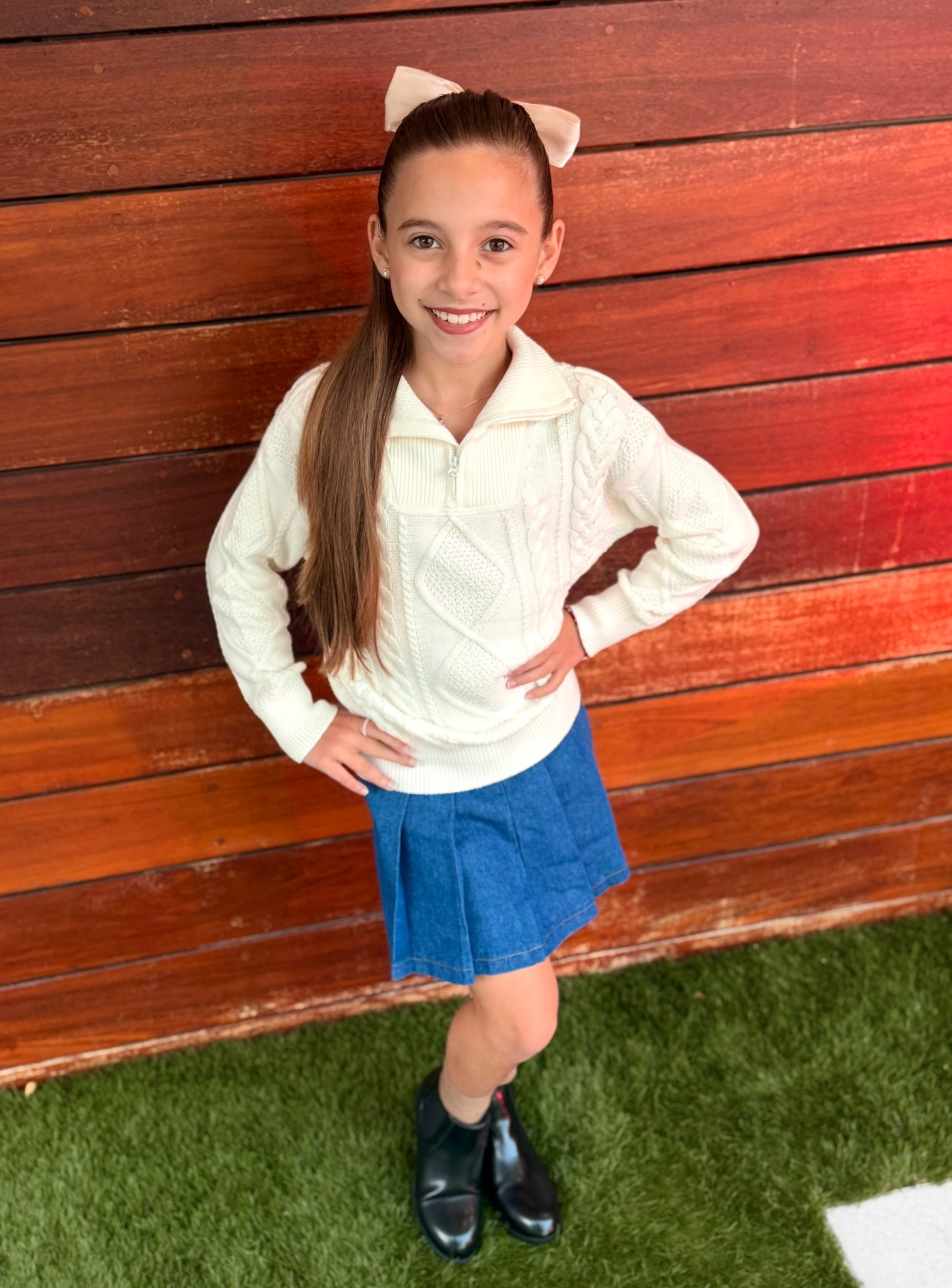 Christmas show look 🤍