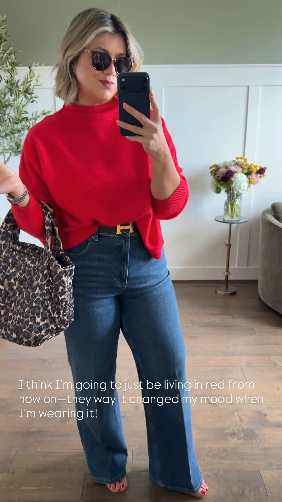I’m wearing one of my red 100% cashmere sweaters that I bought 3+ years ago from @Anthropologie . It’s such a best seller that they re-release this every year in new colors. I’ve linked this year’s red version + a beautiful chocolate brown that I’m picking up! I wear this in an XL - it is a boxy fit, but I love how it drapes! 

A quick note on sizing because this is exactly why I try things on and share the details with you: I typically wear an XL Petite in the Authentic 360 jeans. I ordered these in my usual size initially, but ultimately reordered them for a 1X Regular because I also wanted a little more length to style them with boots. They’re a little looser, but I much prefer being comfortable over squeezing myself into a smaller size just because the label says so.

These run a little differently than some of the other Authentic 360 styles I’ve tried, so definitely keep that in mind when choosing your size.

Use code CMCLAIREXSPANX for 15% off your first purchase + free shipping, excluding sale items.

#LTKootd #LTKOver40 #LTKMidsize