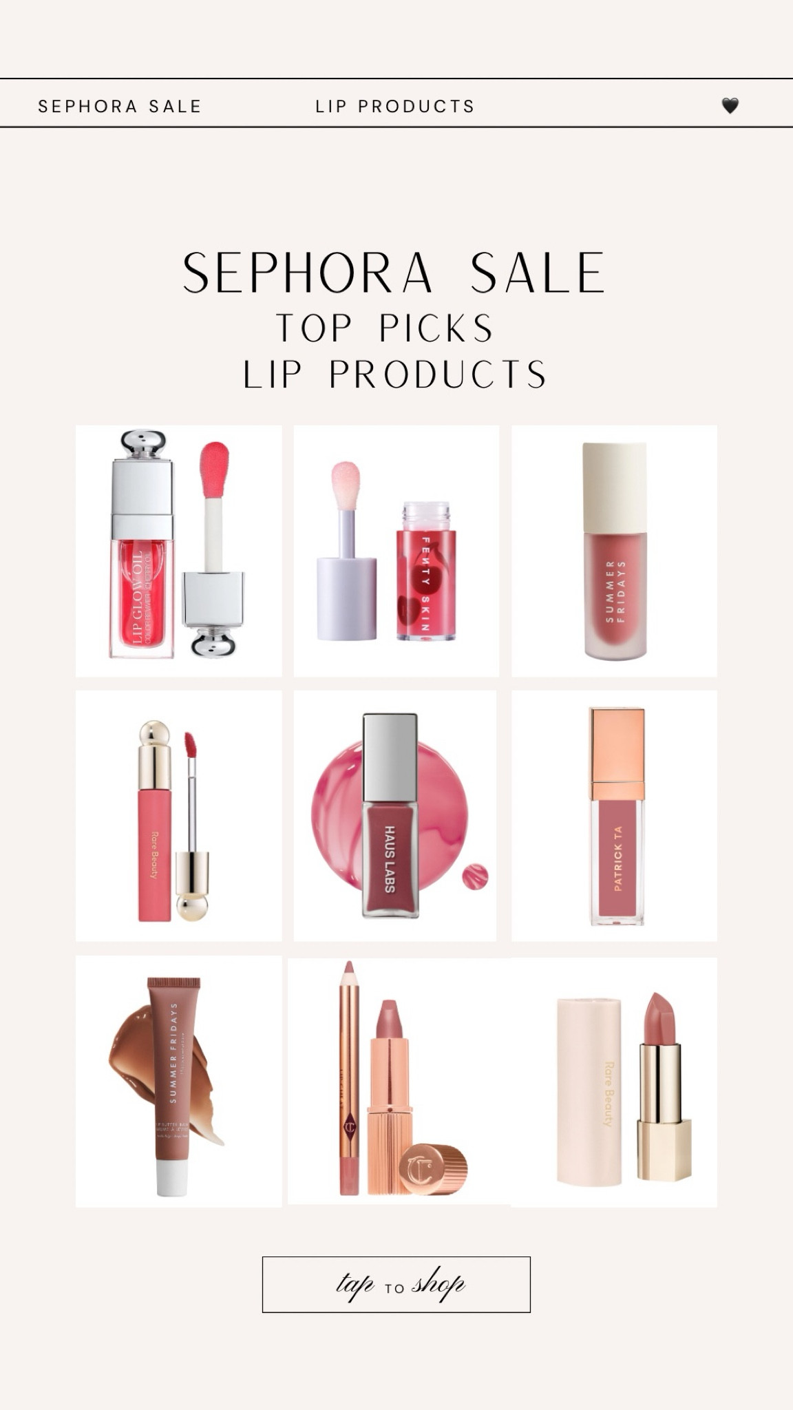 Favorite Lip Products- SEPHORA SALE✨

#LTKxSephora #LTKsalealert #LTKbeauty