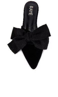 RAYE Magnolia Slide in Black Velvet from Revolve.com | Revolve Clothing (Global)