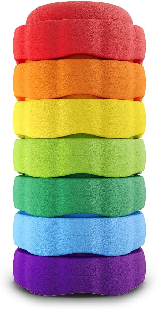 EPP Stepping Stones (Set of 7): Versatile Toys to Encourage Movement, Open-Ended Play, Cognitive ... | Amazon (US)