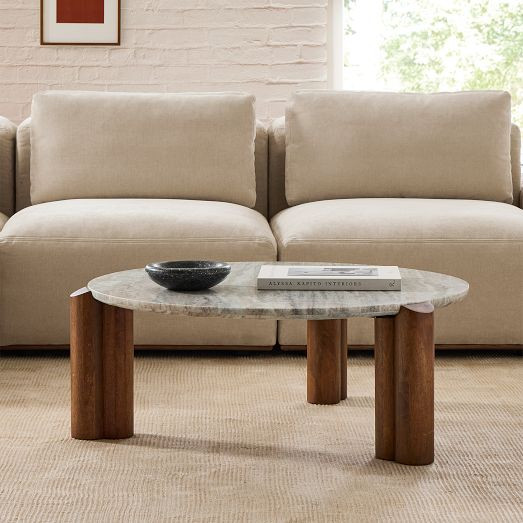 Lorraine Marble Coffee Table (36") | West Elm CA