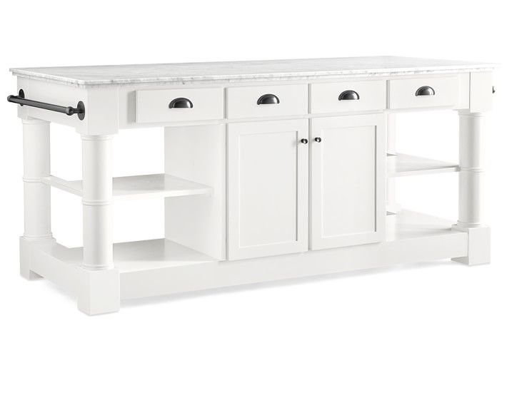 Barrelson Kitchen Island with Marble Top | Williams-Sonoma