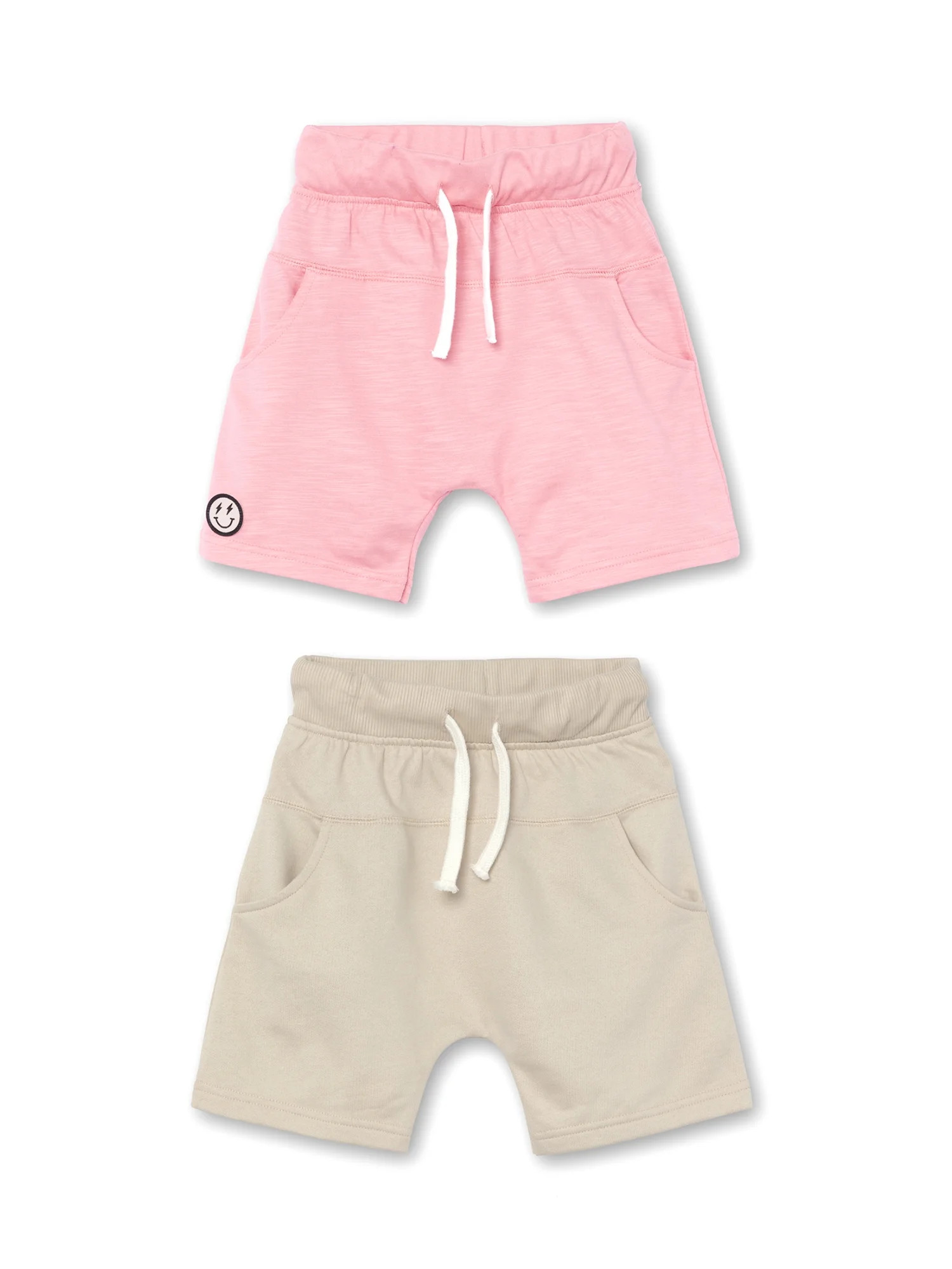Little Star Organic Toddler Boy 2Pk Harem Shorts, Size 12M-5T | Walmart (US)