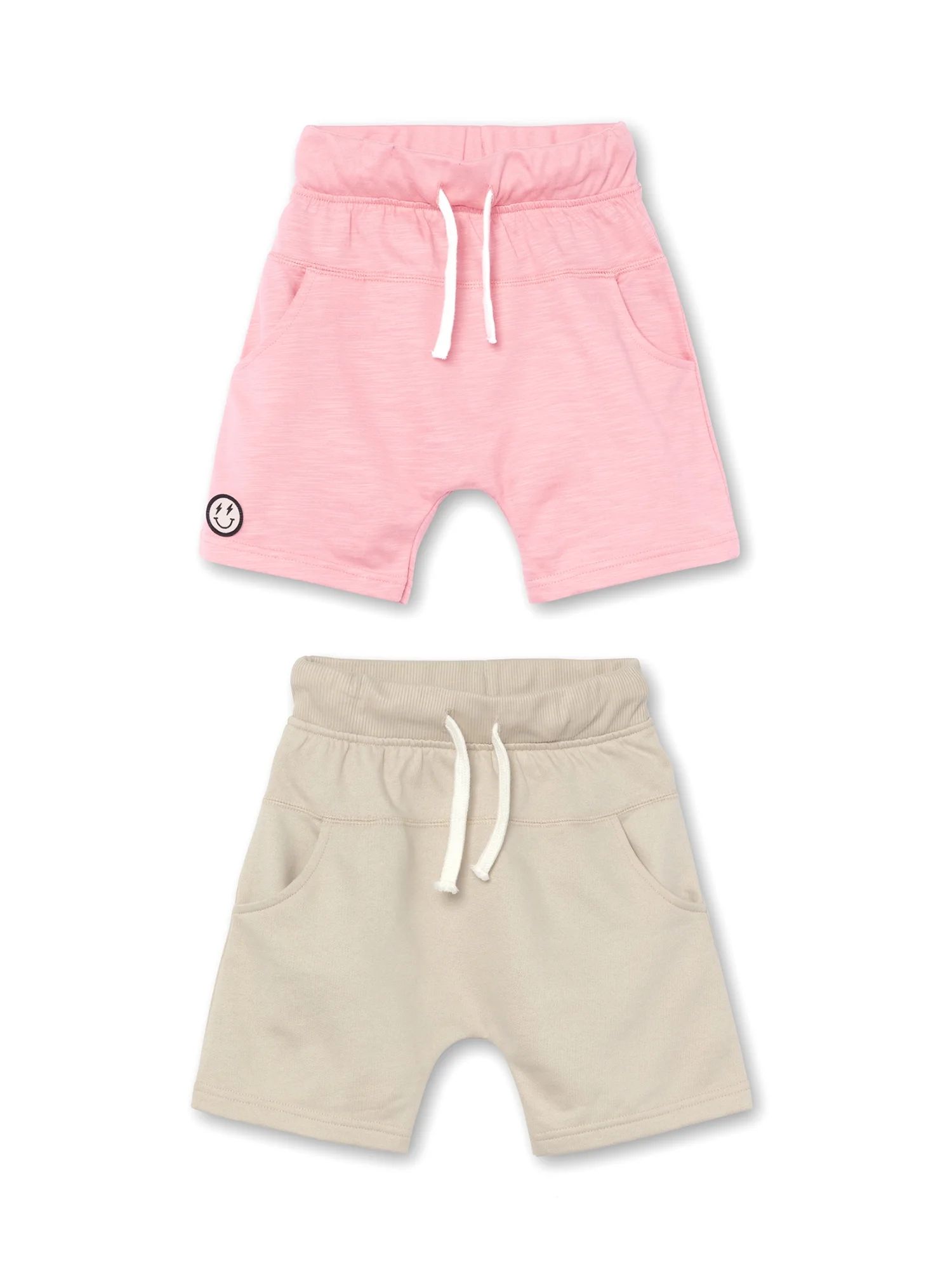 Little Star Organic Toddler Boy 2Pk Harem Shorts, Size 12M-5T | Walmart (US)