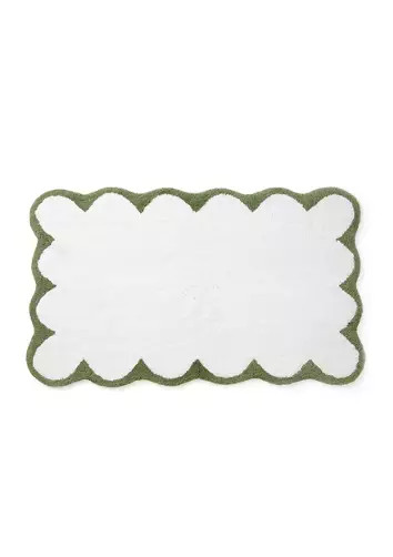 Scalloped Bath Rug | Belk