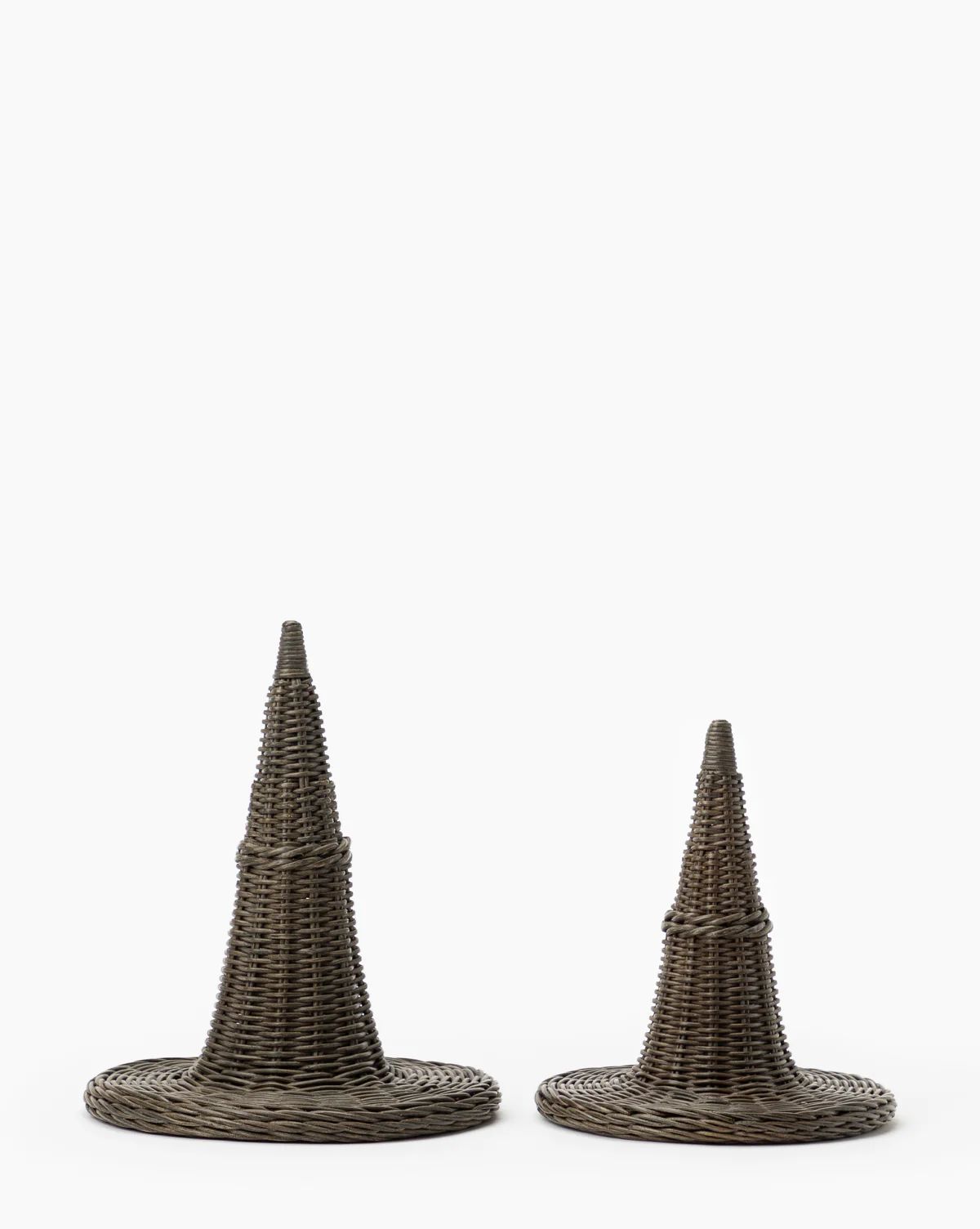 Wicker Witch Hats (Set of 2) | McGee & Co. (US)