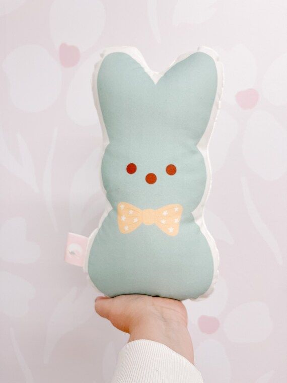 Boy Peeps Bunny Pillow Peeps Pillow Bunny Pillow Easter | Etsy | Etsy (US)
