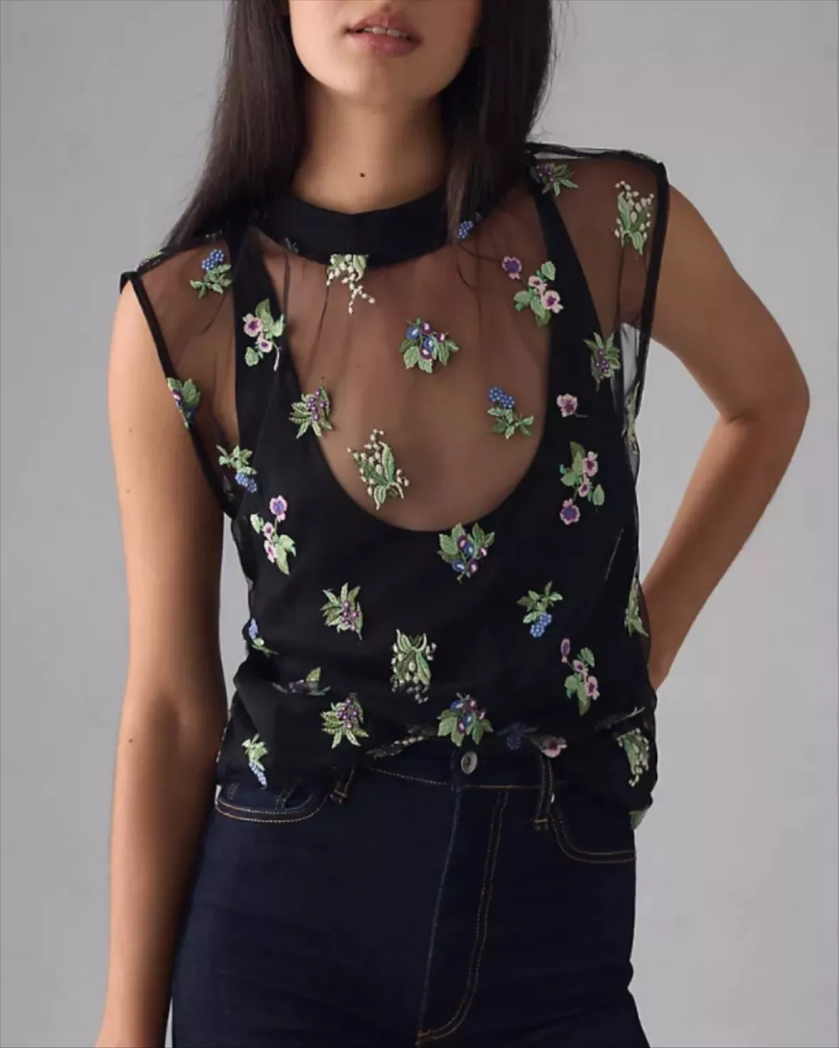 Maeve Floral Lace Vest curated on LTK