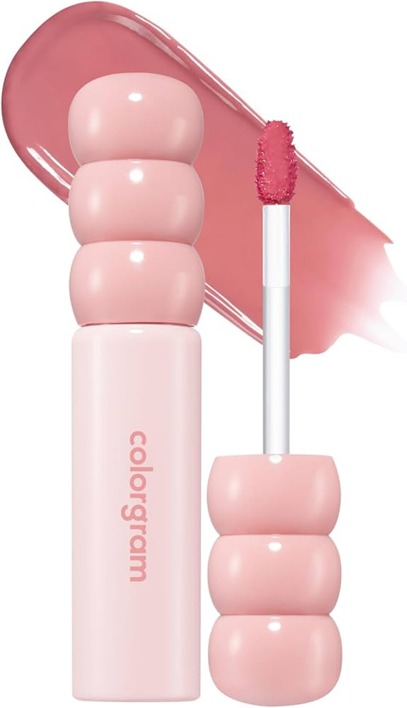 COLORGRAM Fruity Glass Tint 14 Sulky Lychee, Long-Lasting Glossy Lip Tint, Korean Beauty Lip Glos... | Amazon (US)
