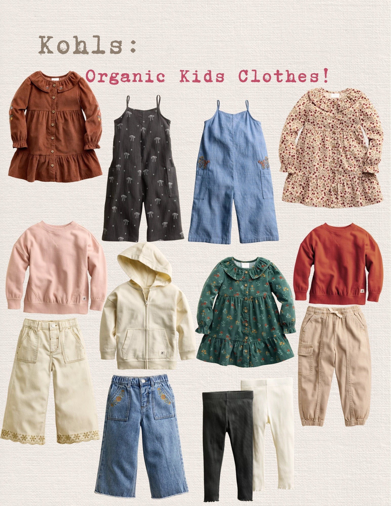 Organic kids clothes currently on sale! #organicclothes #kidsclothes #kohls #falloutfits 

#LTKSaleAlert #LTKKids #LTKFindsUnder50
